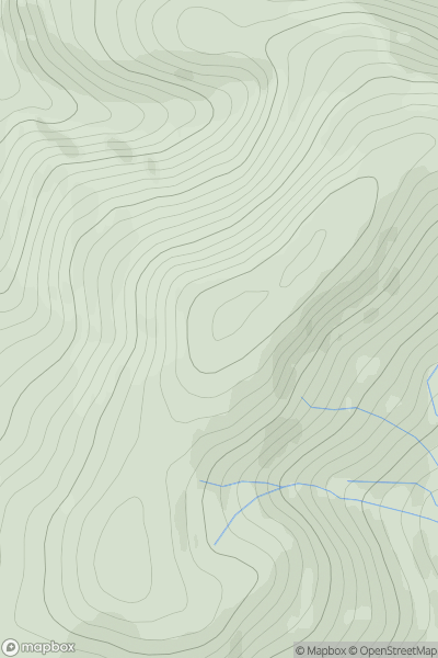 Thumbnail image for Black Mount [Firth of Forth to the River Tweed] showing contour plot for surrounding peak